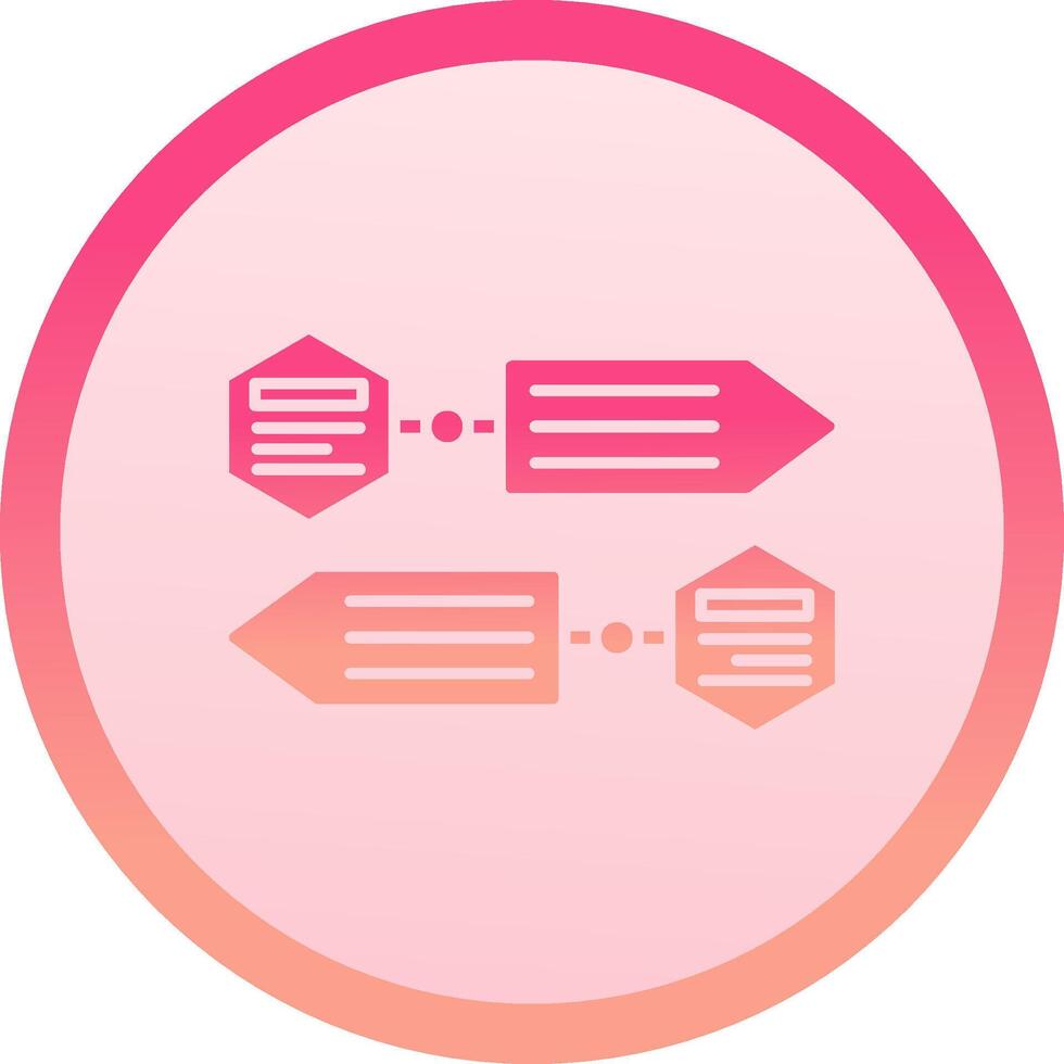 Infographic elements solid circle gradeint Icon vector