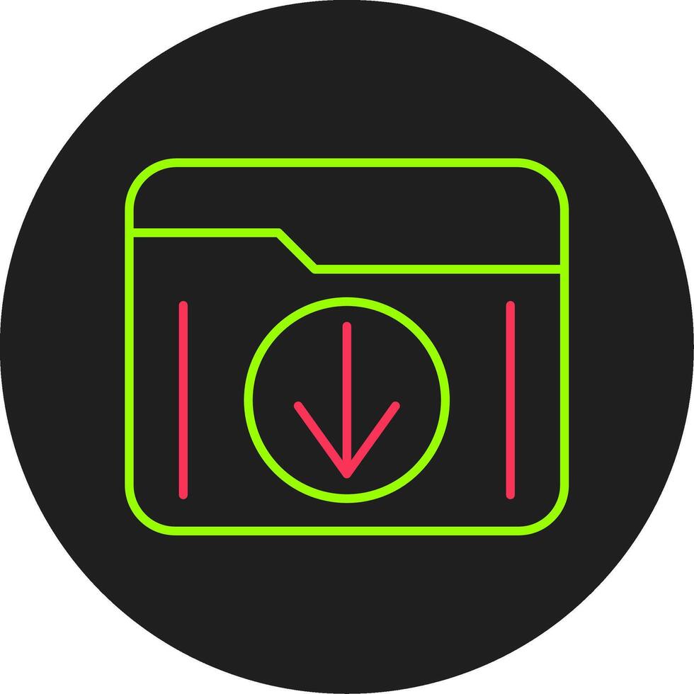 Download Glyph Circle Icon vector