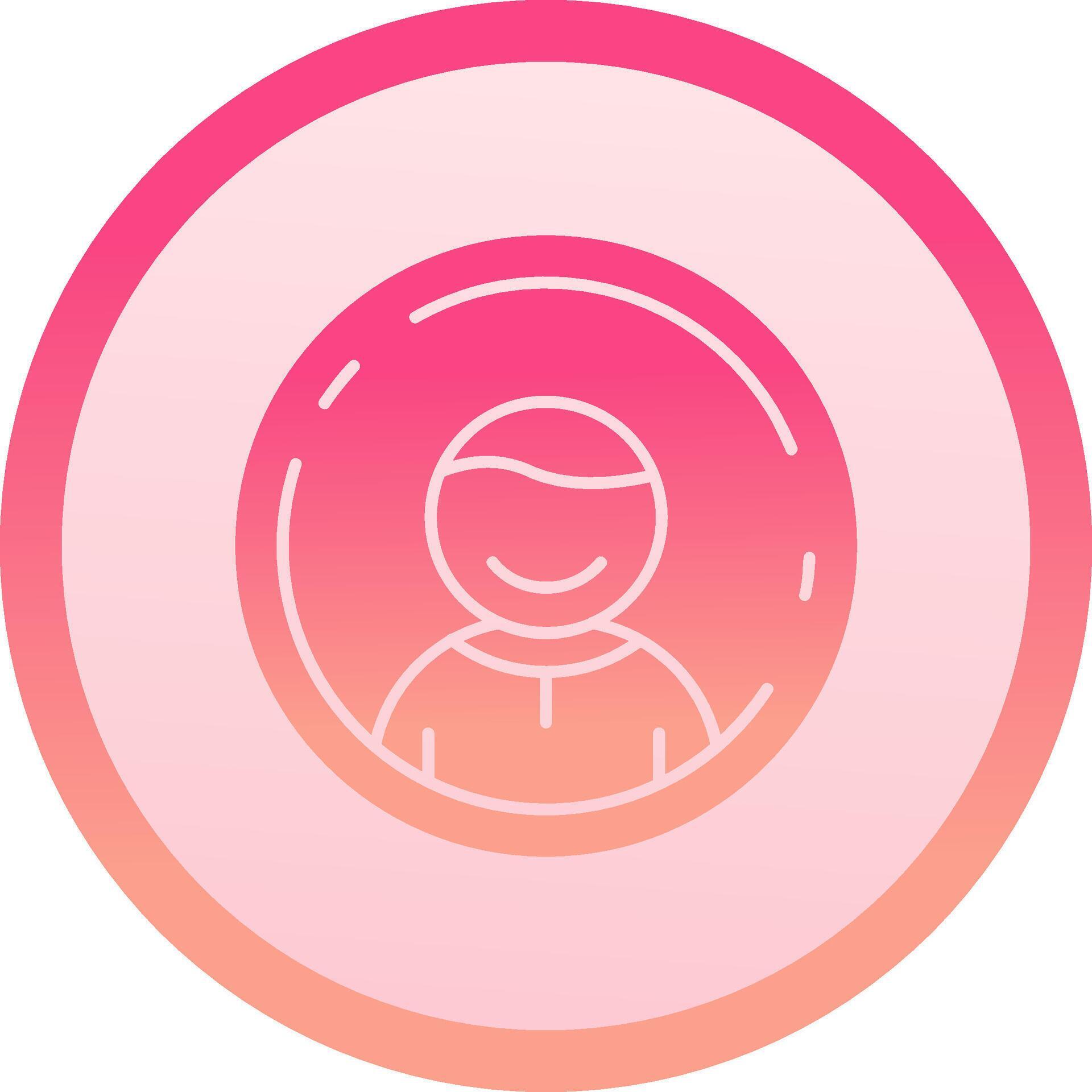 Profile solid circle gradeint Icon 37821925 Vector Art at Vecteezy