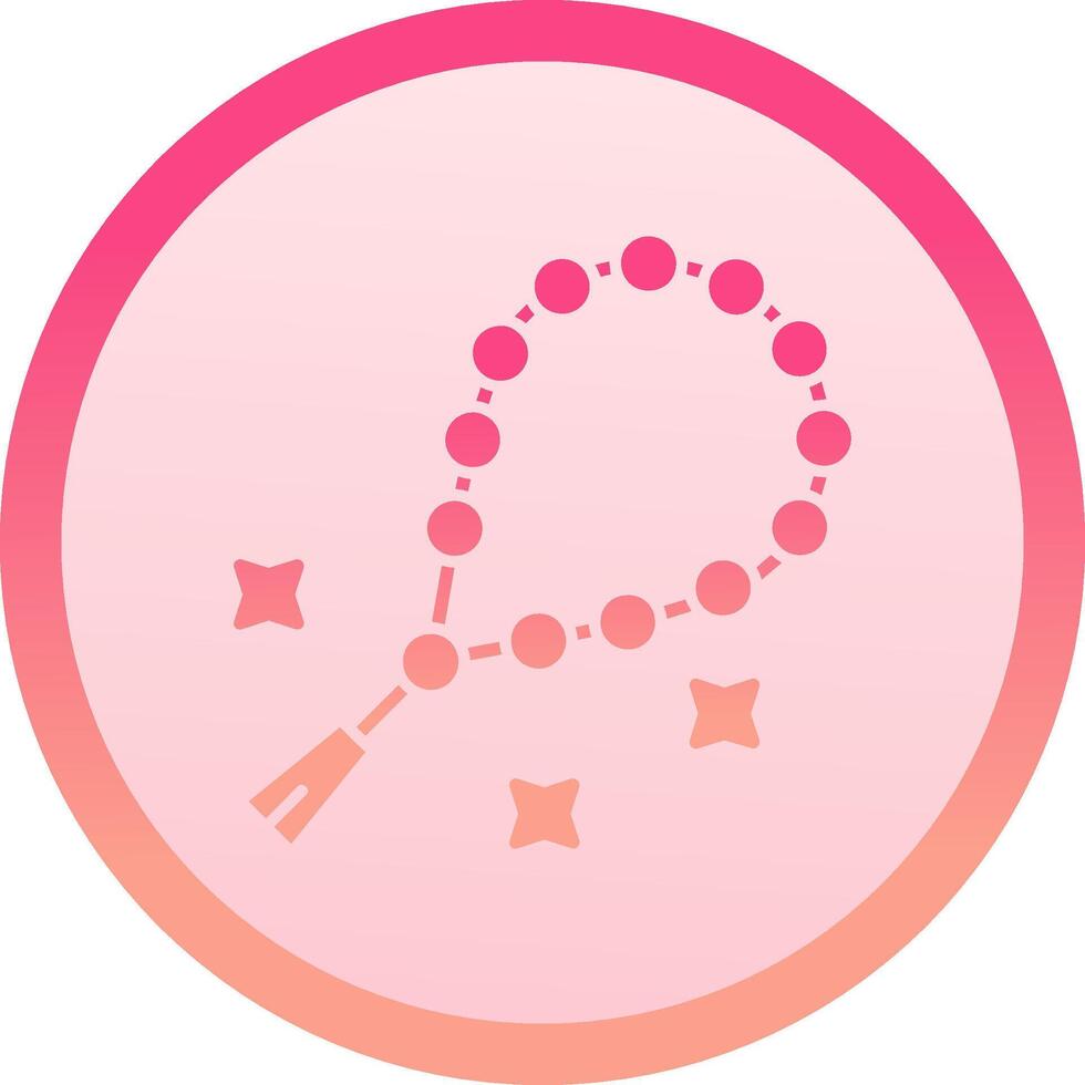 Beads solid circle gradeint Icon vector