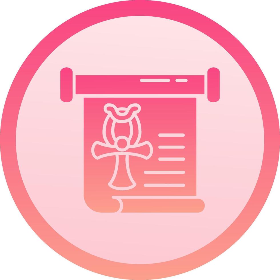 History solid circle gradeint Icon vector