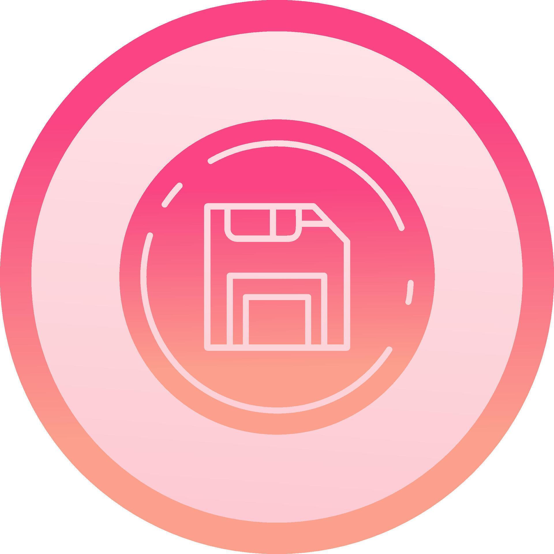 Save solid circle gradeint Icon 37822586 Vector Art at Vecteezy