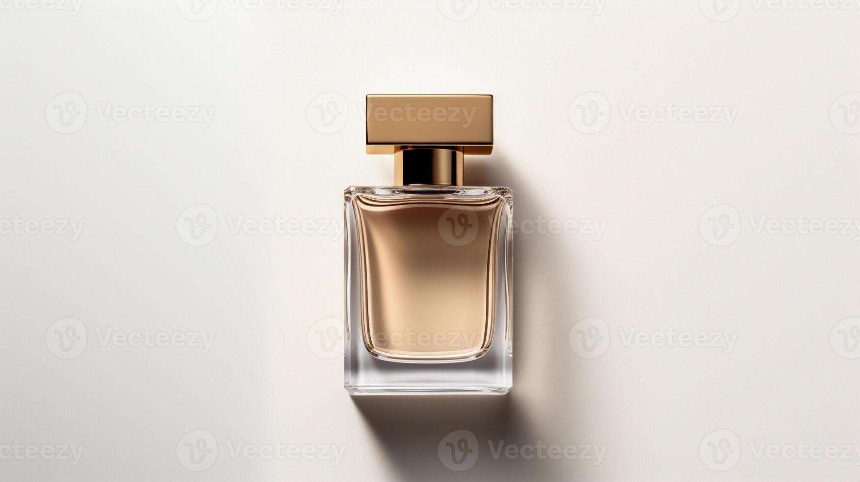 AI generated Perfume bottle isolated on white background photo