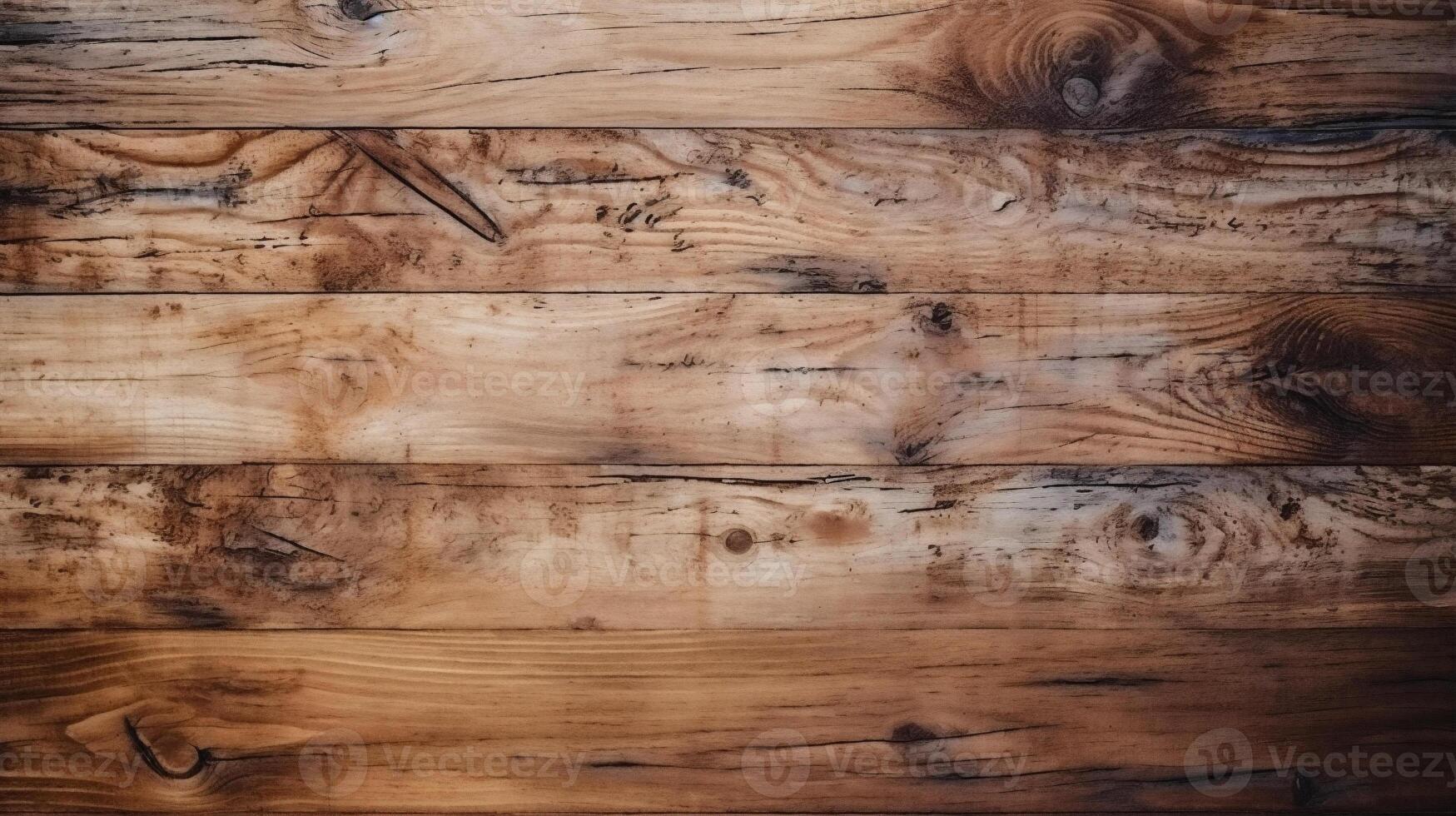 AI generated Old wood texture background, wood planks. Grunge surface photo