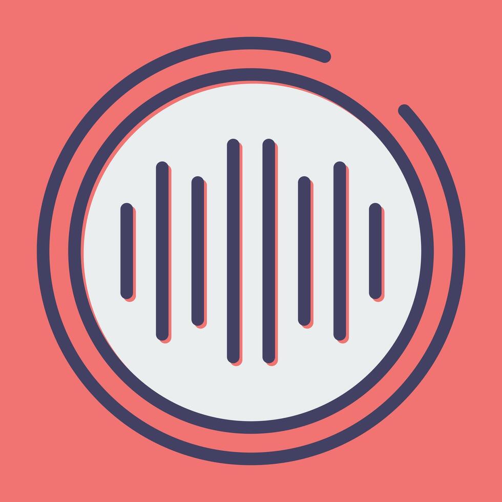 Audio Spectrum Vector Icon