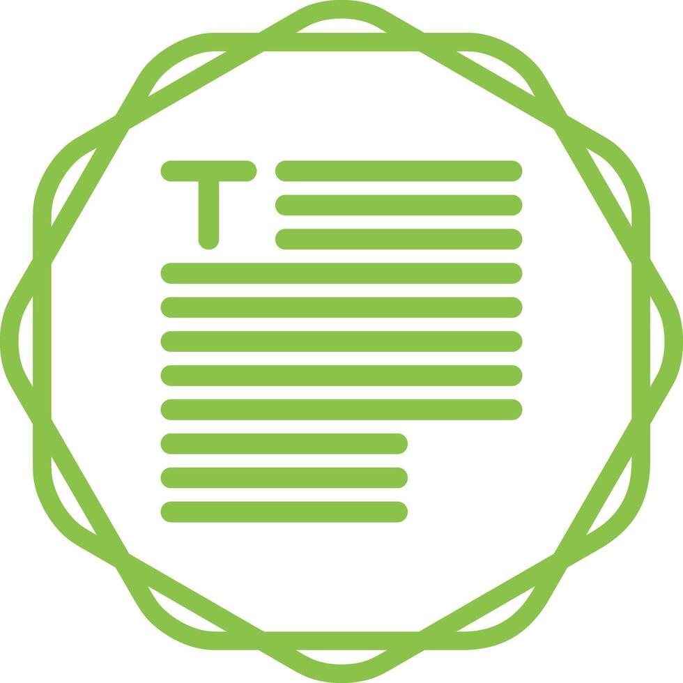Typography Vector Icon