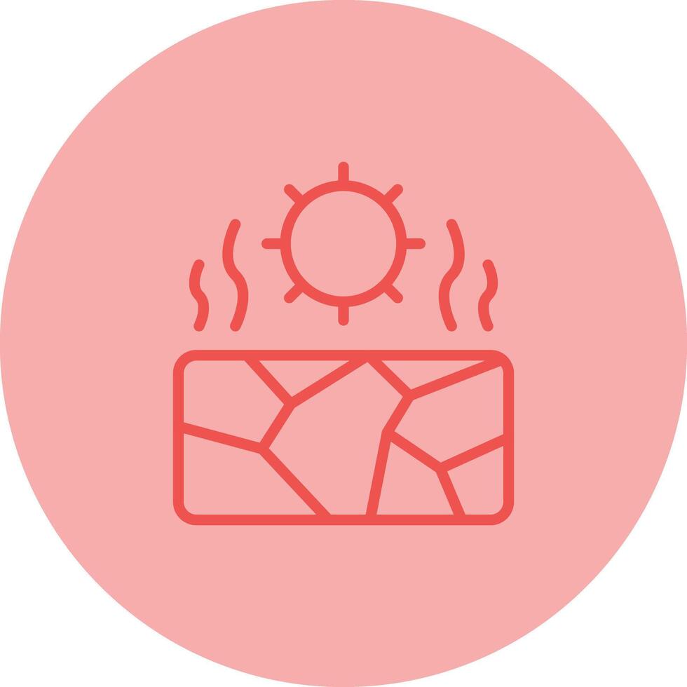 Drought Vector Icon