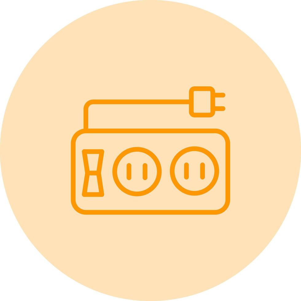 Power Strip Vector Icon