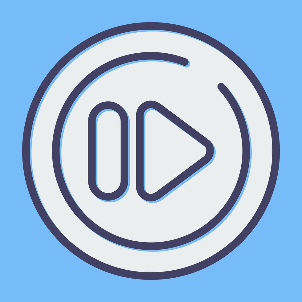 Next Track Circle Vector Icon