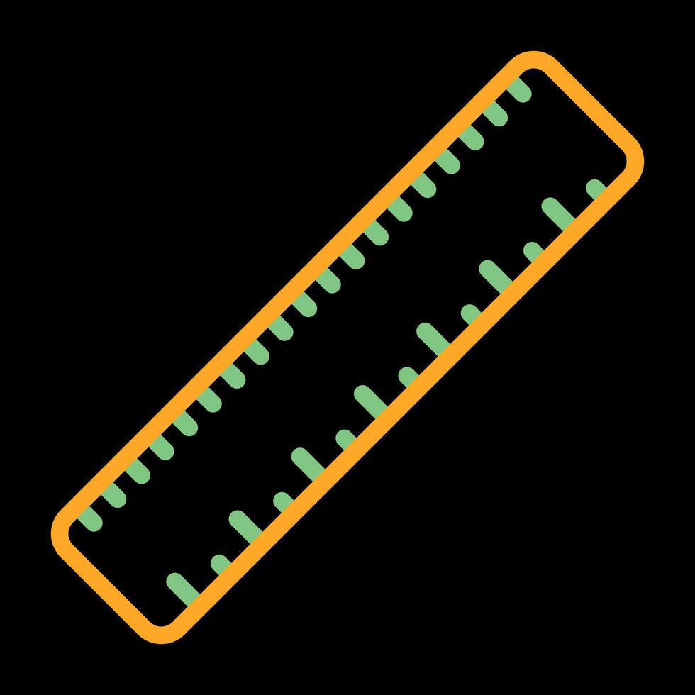 Straight Ruler Vector Icon
