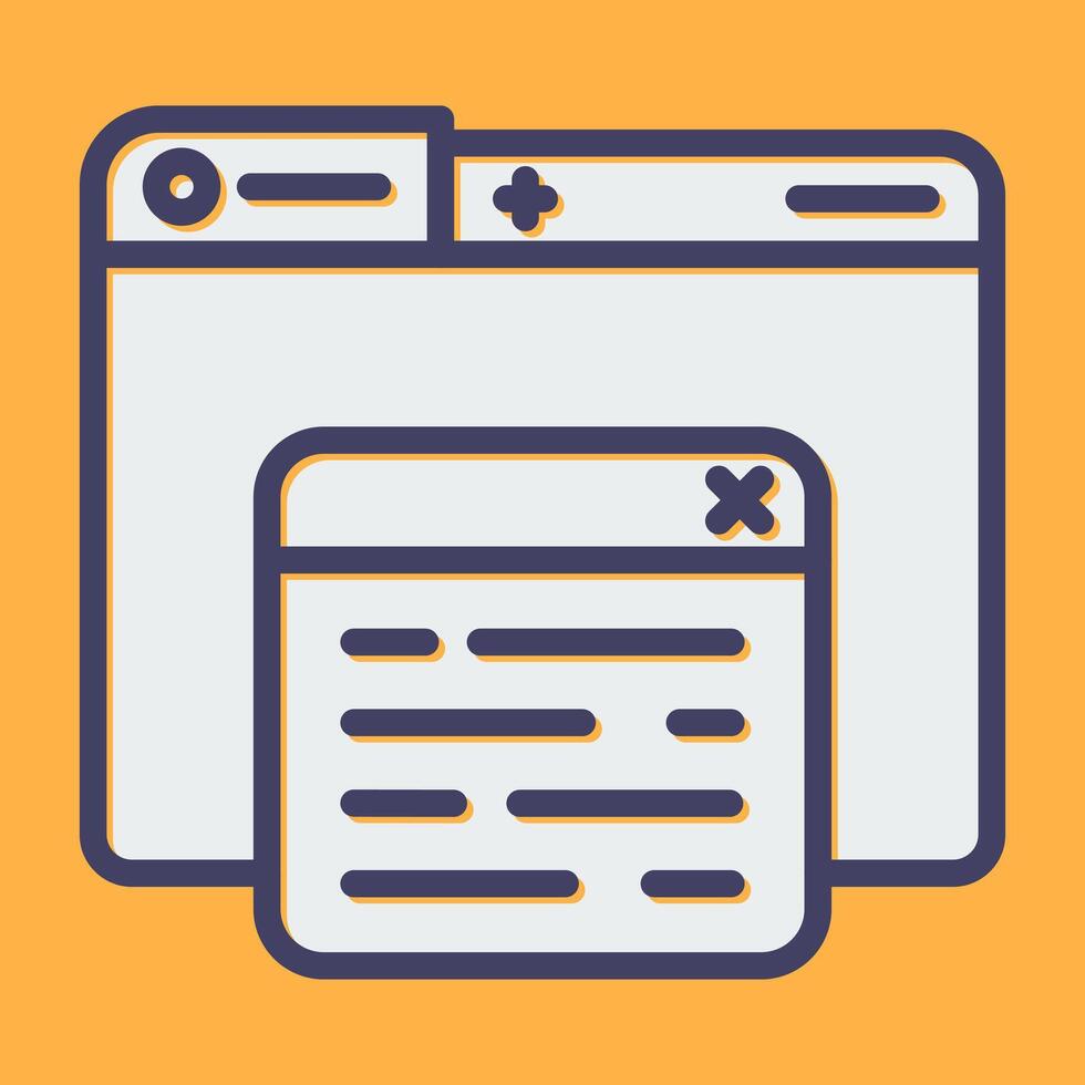 Pop Up Vector Icon