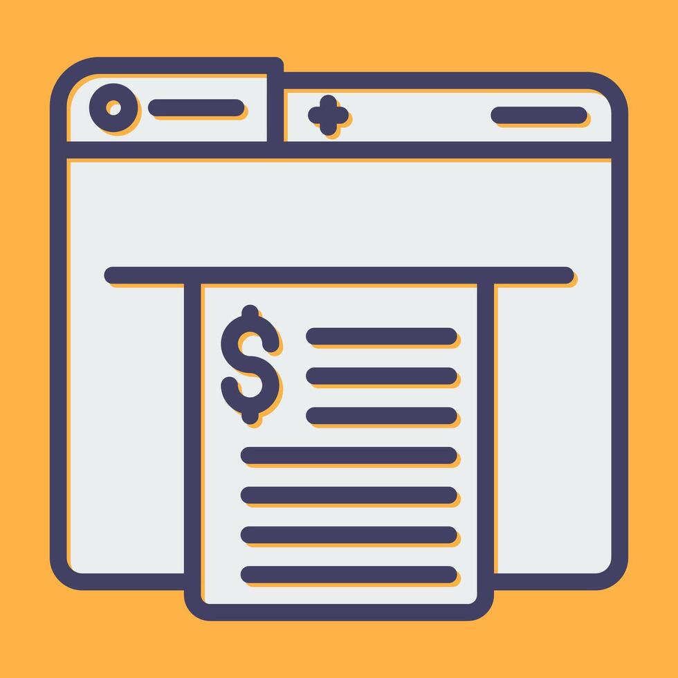 Receipt Vector Icon