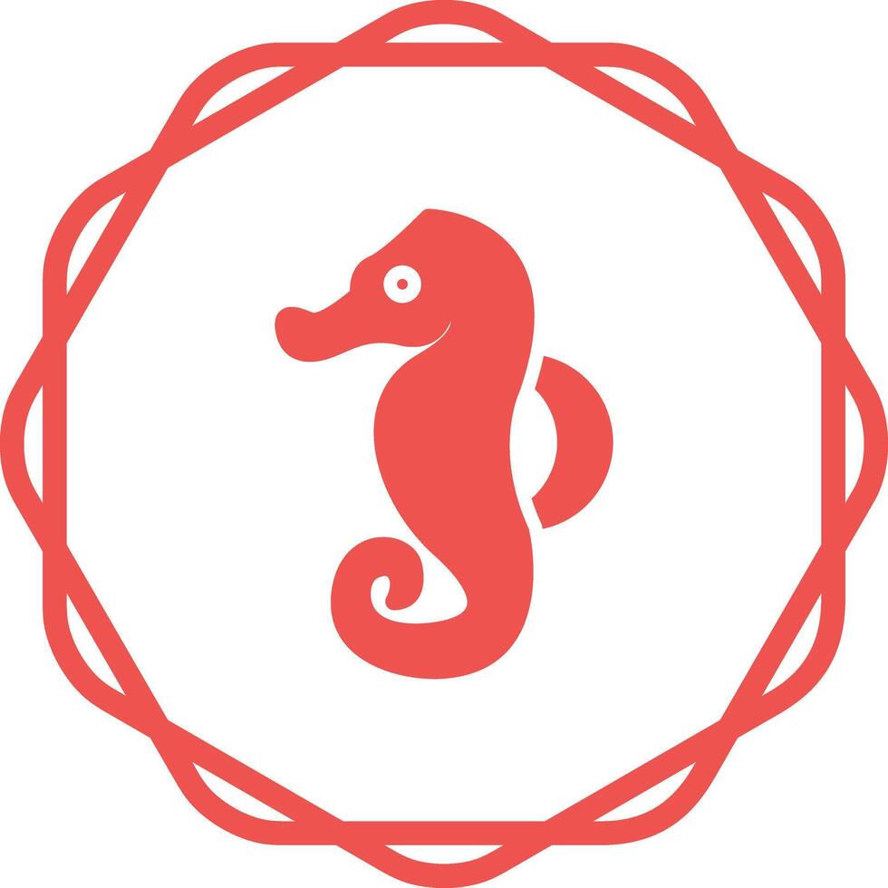 Seahorse Vector Icon