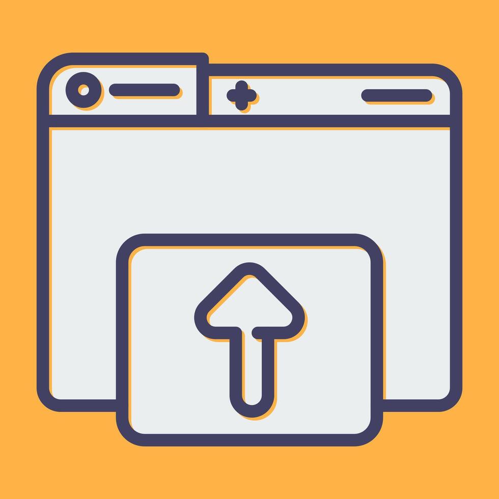 Uploading Vector Icon