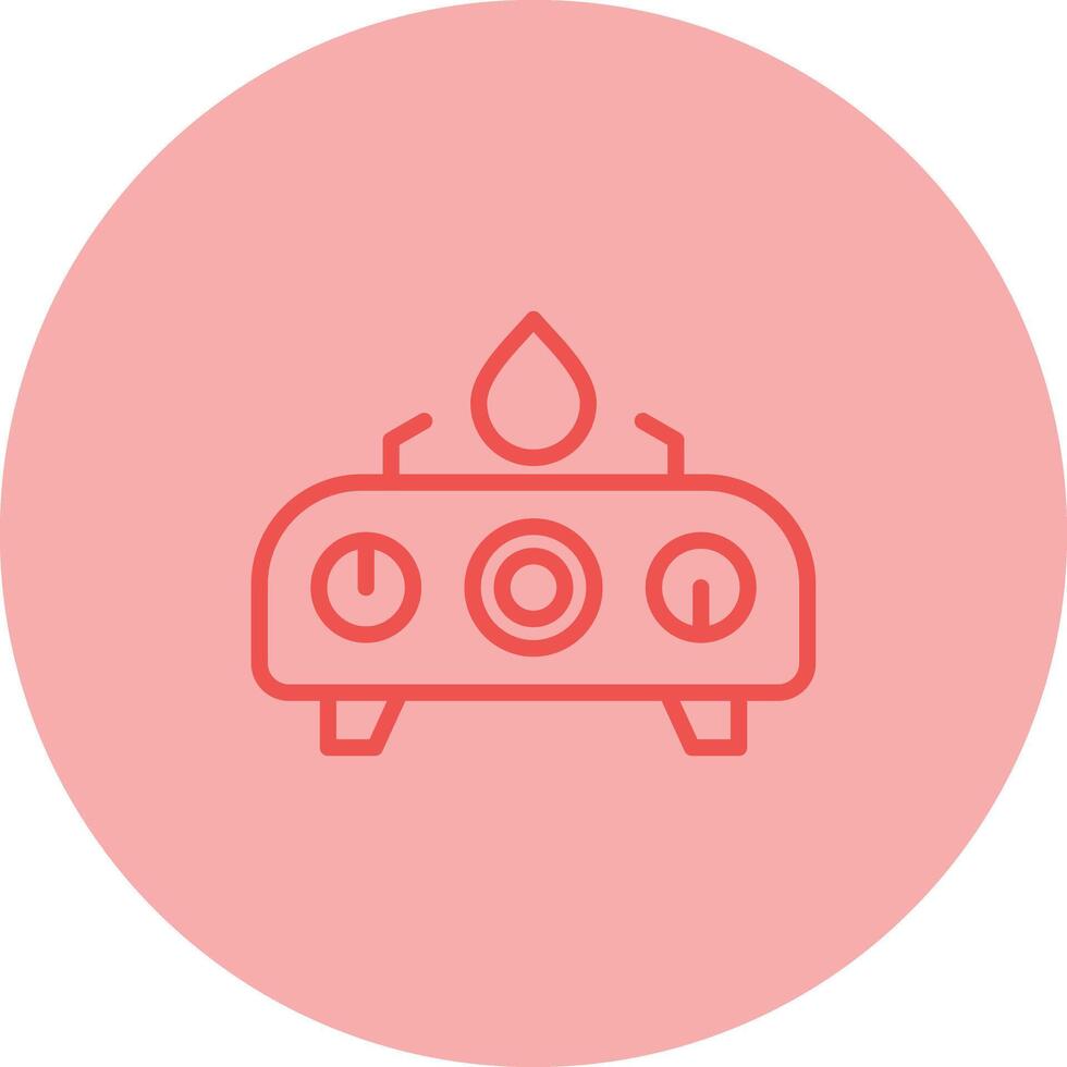 Electric Stove Vector Icon