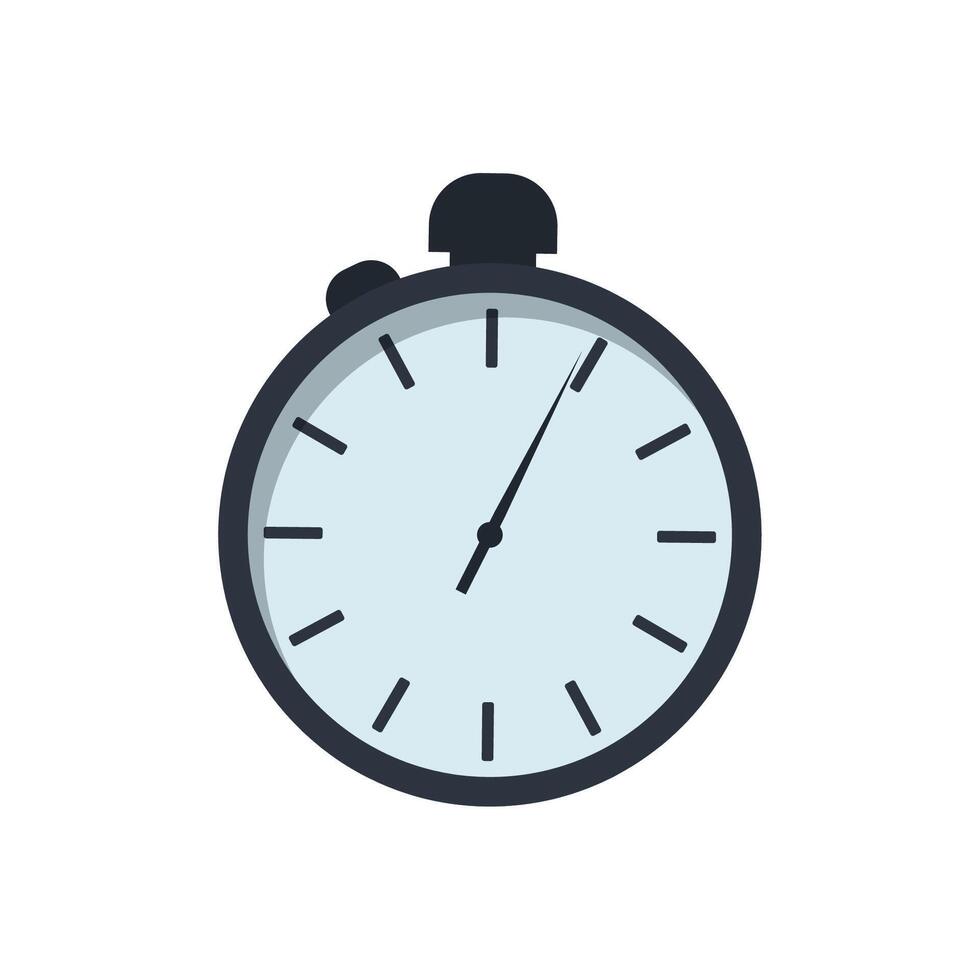 Vector illustration of the stopwatch icon.