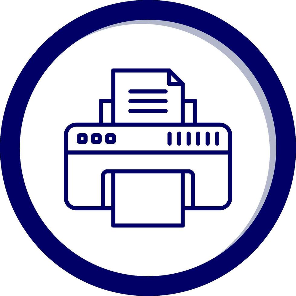 impresora vecto icono vector