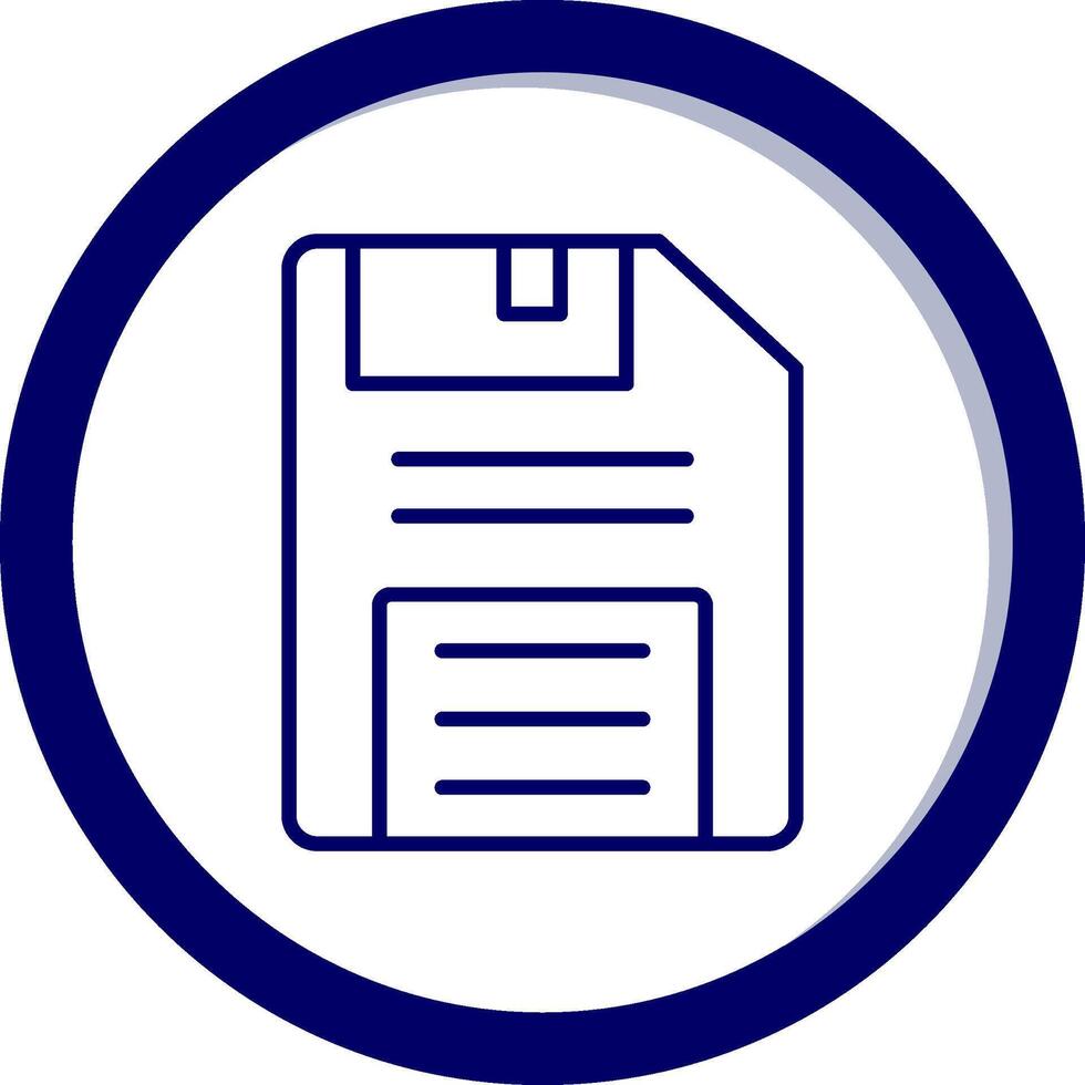 Floppy Disk Vecto Icon vector