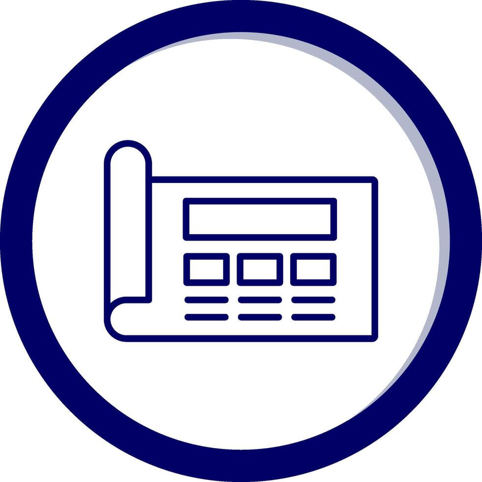 Blueprint Vecto Icon vector