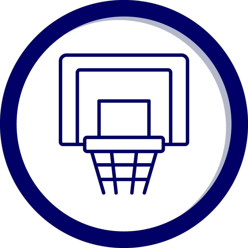 Basketball Hoop Vecto Icon vector