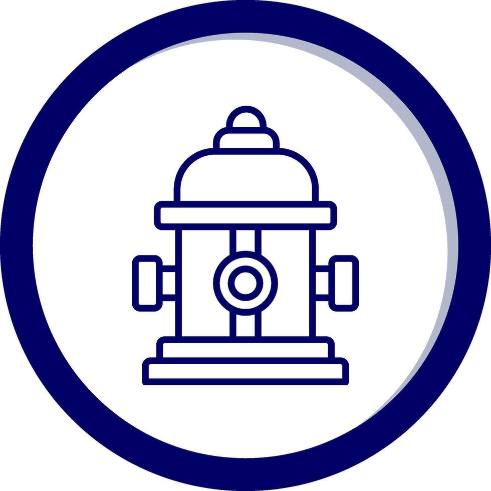 Fire Hydrant Vecto Icon vector