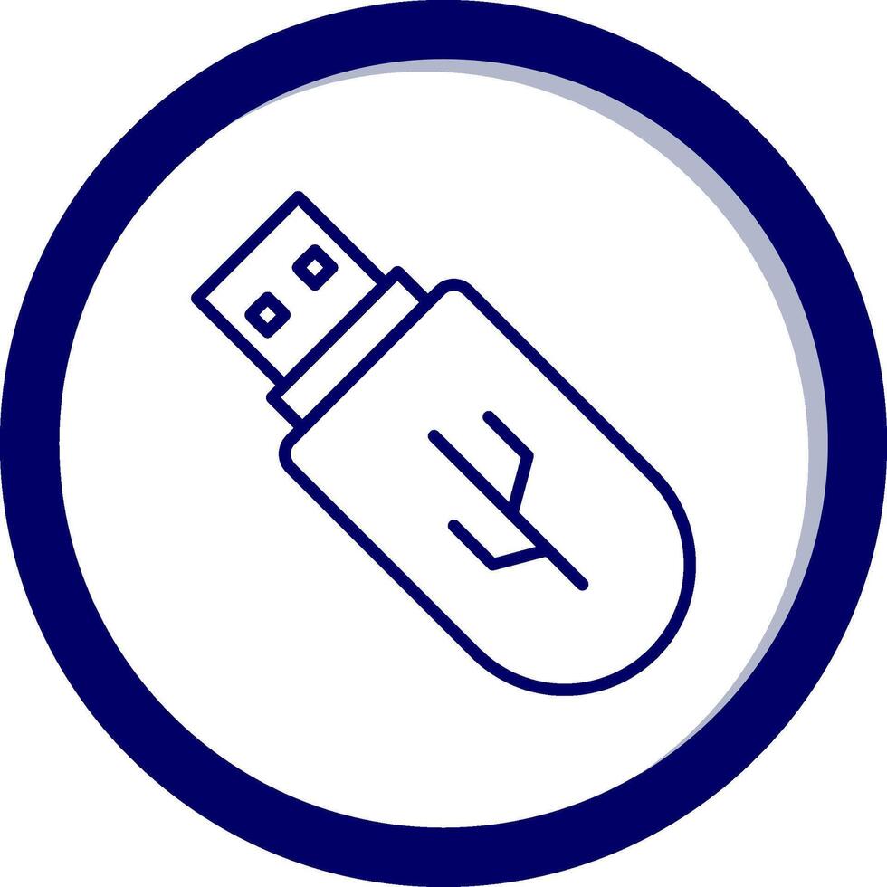 USB vecto icono vector