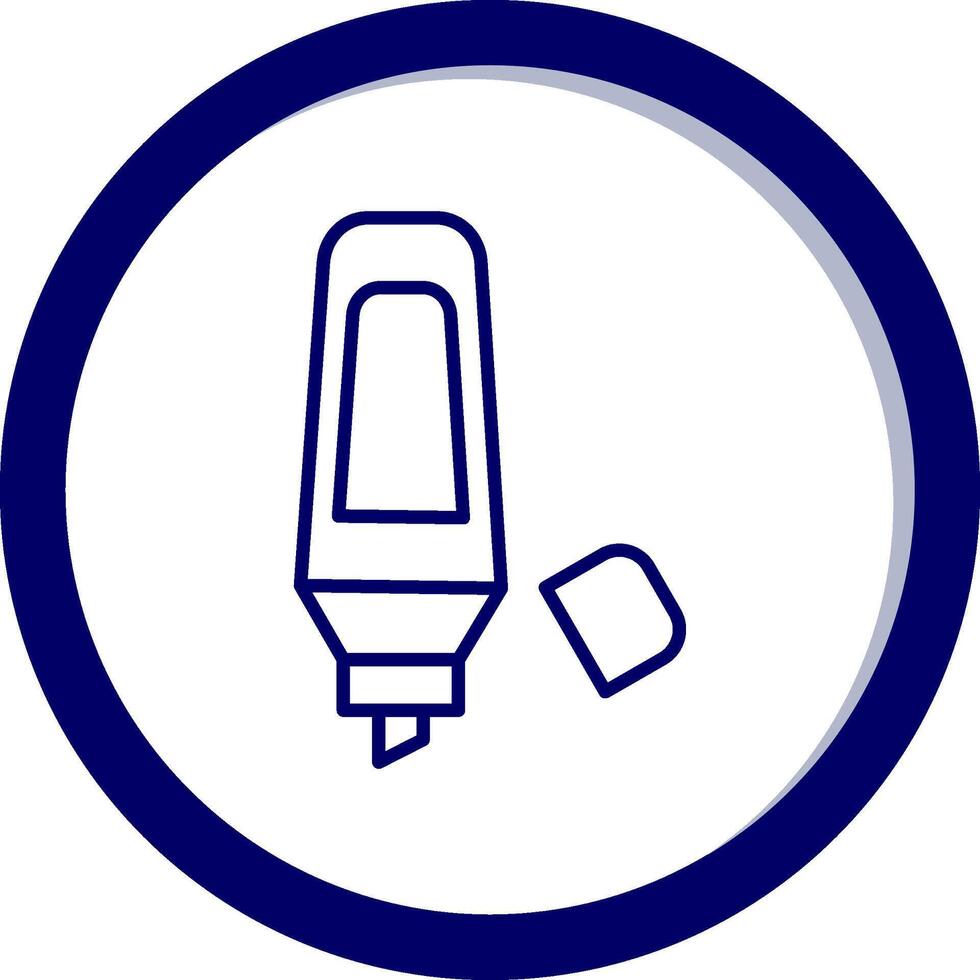 Highlighter Vecto Icon vector