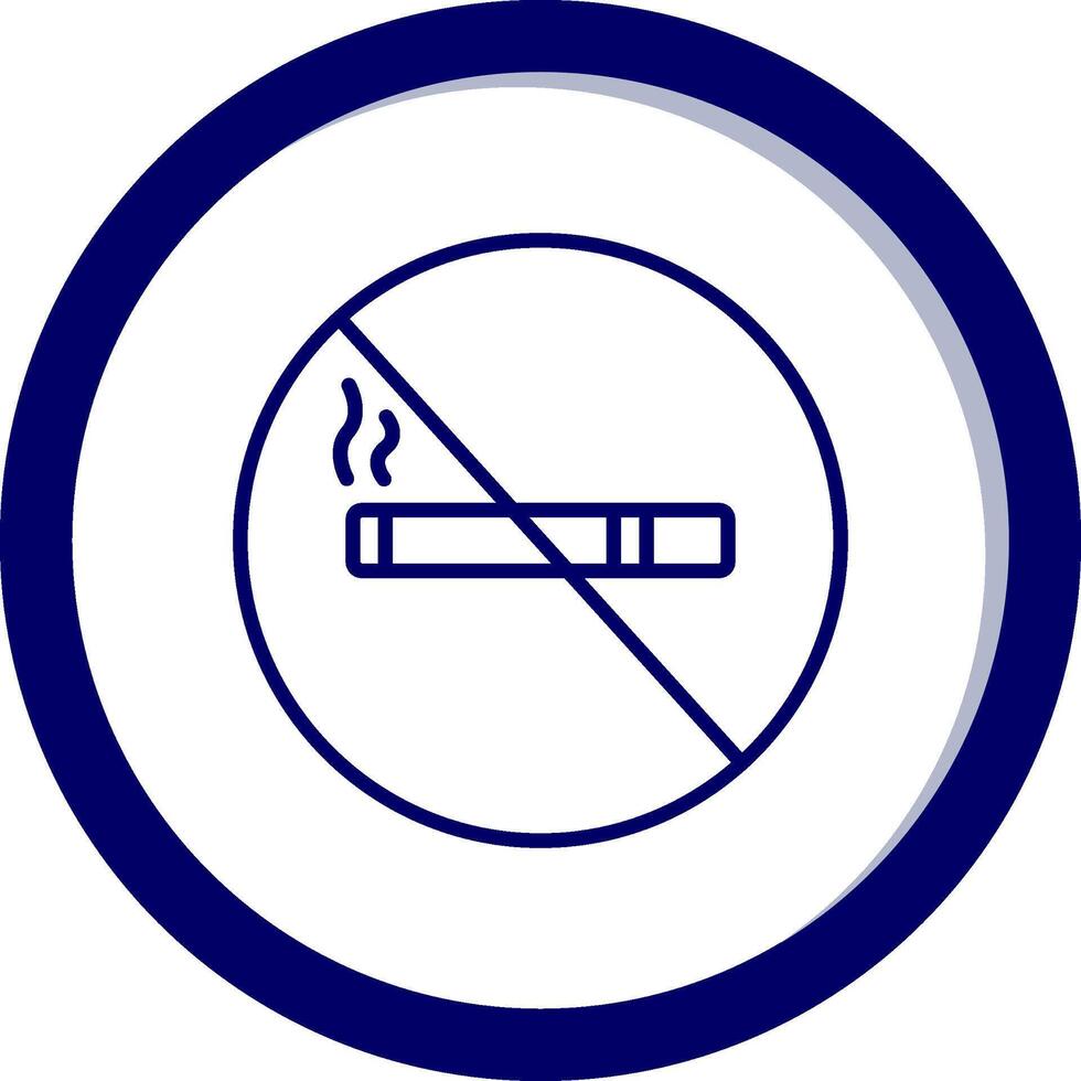 No de fumar vecto icono vector