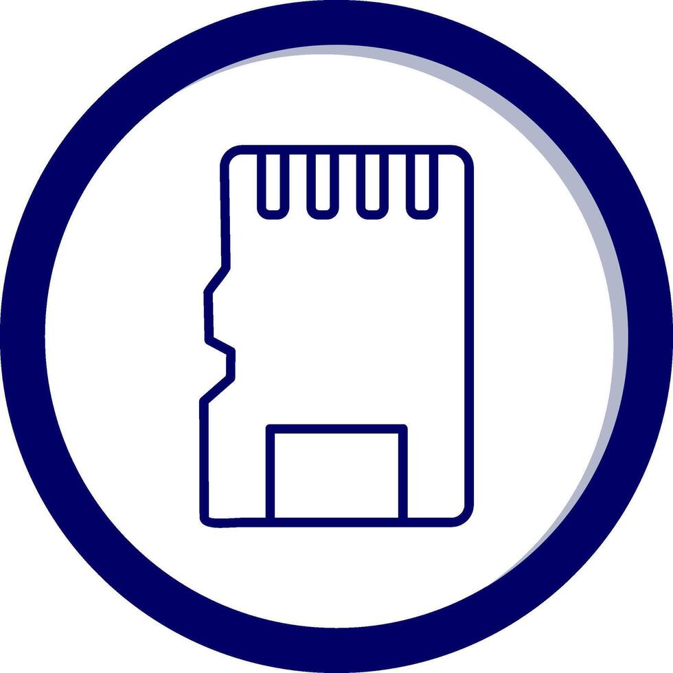 Sd Card Vecto Icon vector