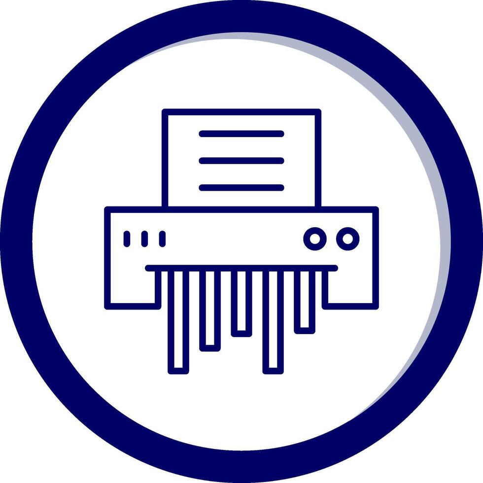 Paper Shredder Vecto Icon vector