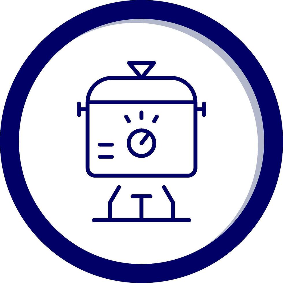 Slow Cooker Vecto Icon vector