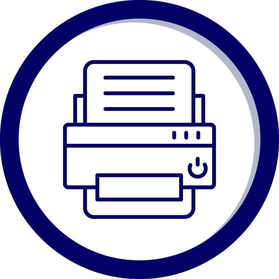 impresora vecto icono vector