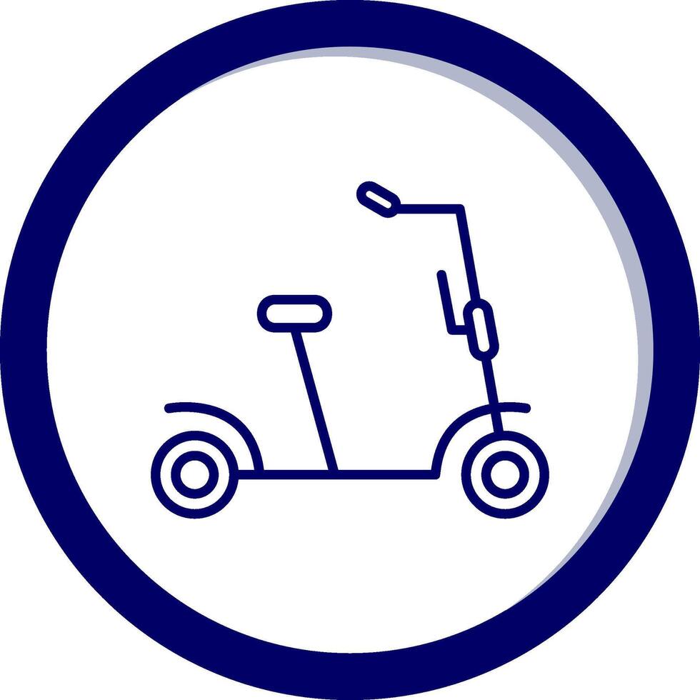 Kick Scooter Vecto Icon vector