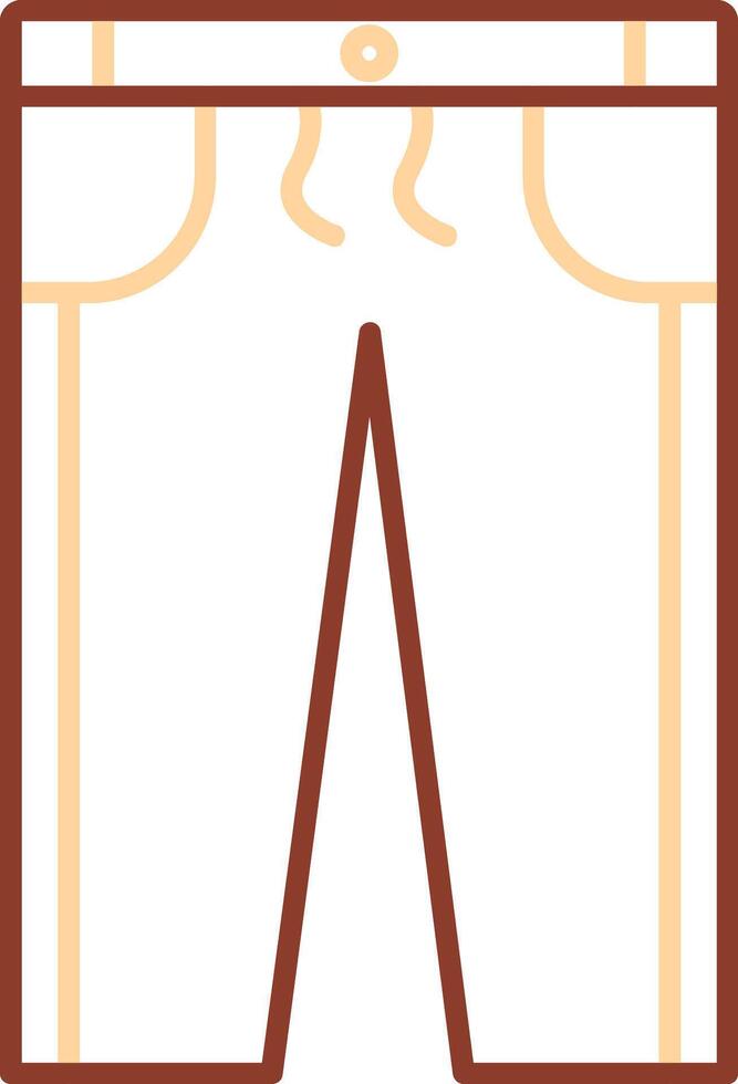 Jogger Line Two Color Icon vector