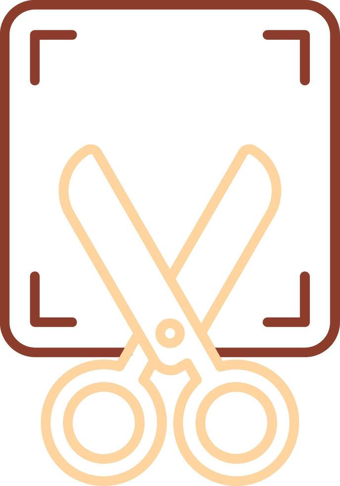 Screenshot Line Two Color Icon vector