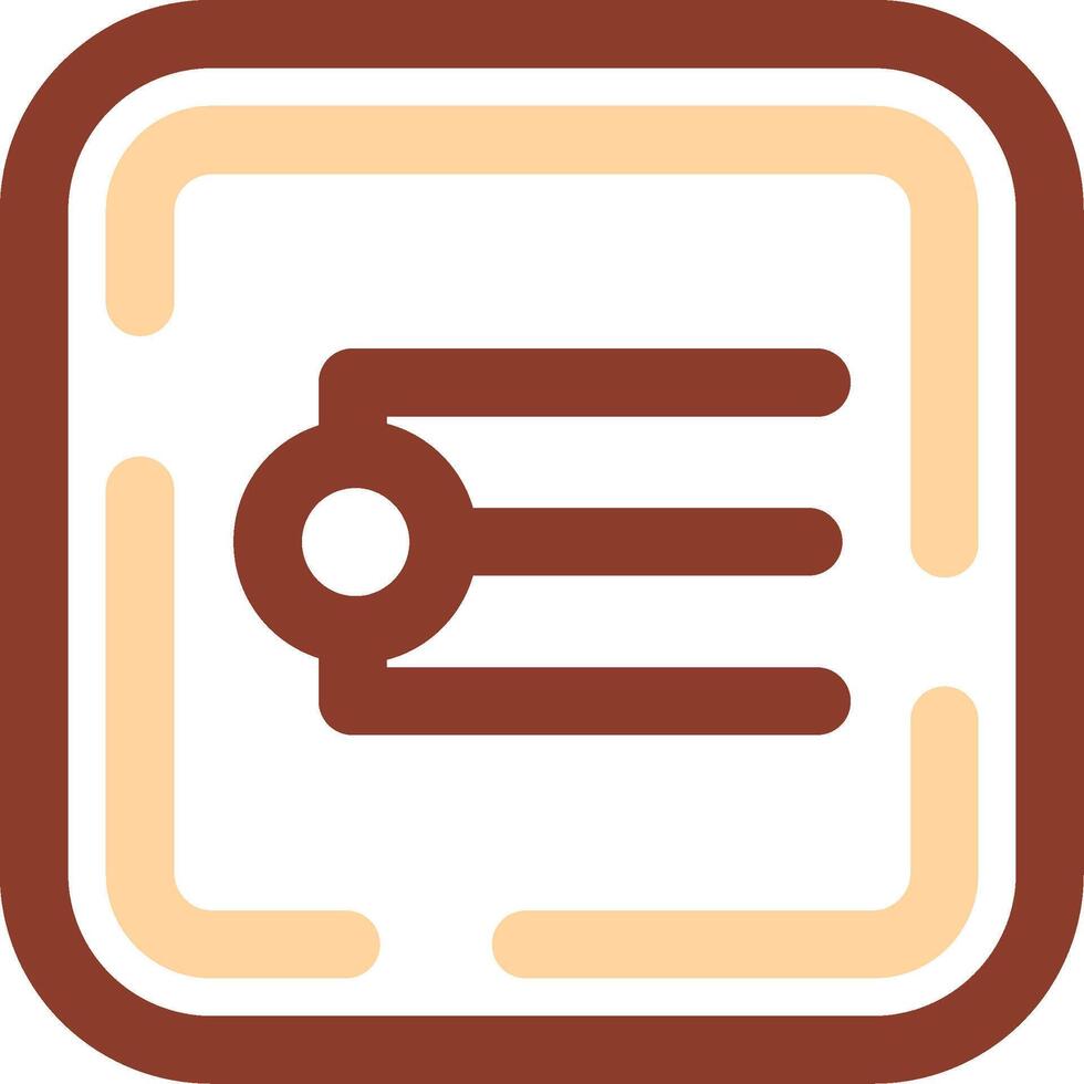 Endpoint Line Two Color Icon vector