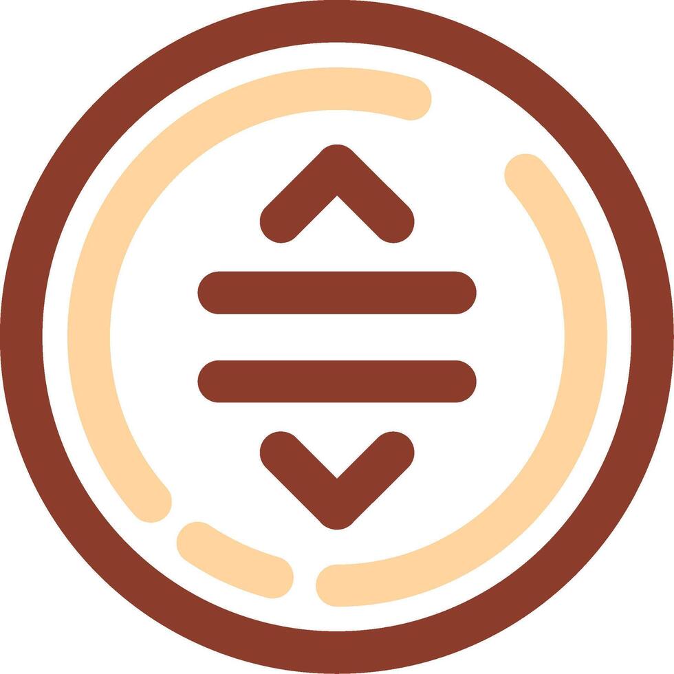 Drag Line Two Color Icon vector