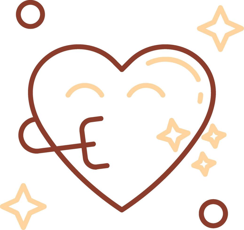 Congratulation Line Two Color Icon vector