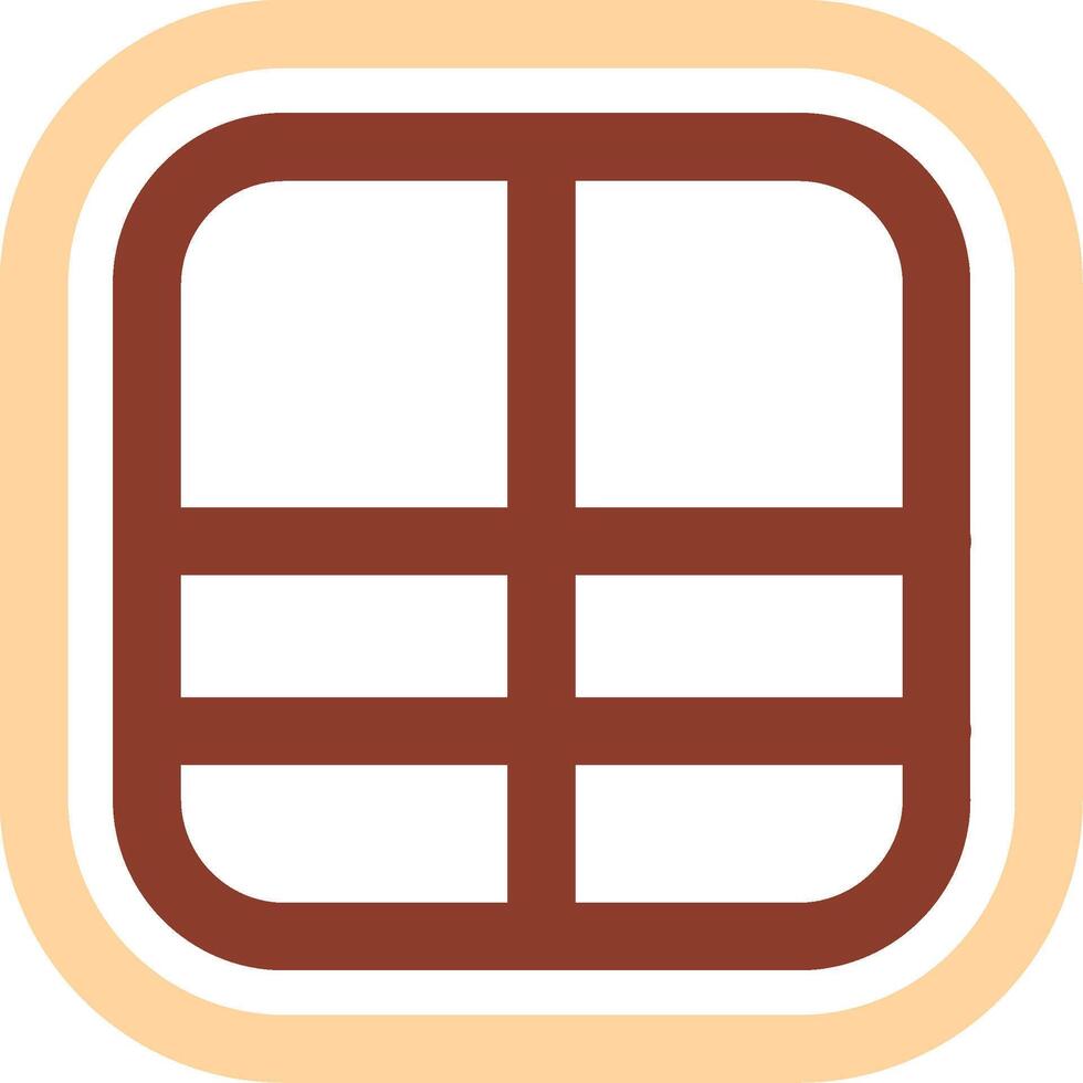 Layout Line Two Color Icon vector
