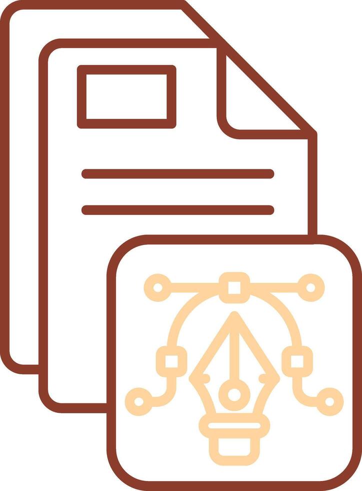 Vector Line Two Color Icon