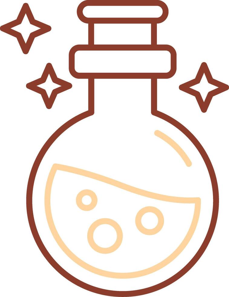 Potion Line Two Color Icon vector