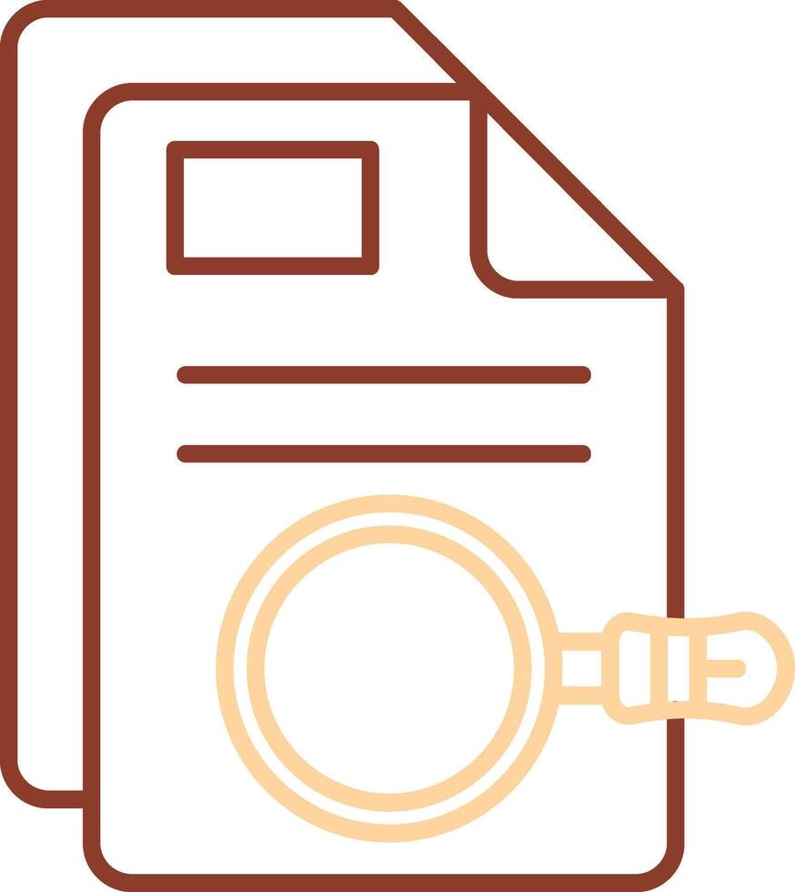 Help Line Two Color Icon vector