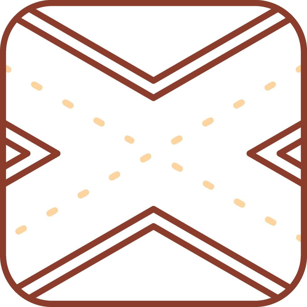 Runway Line Two Color Icon vector