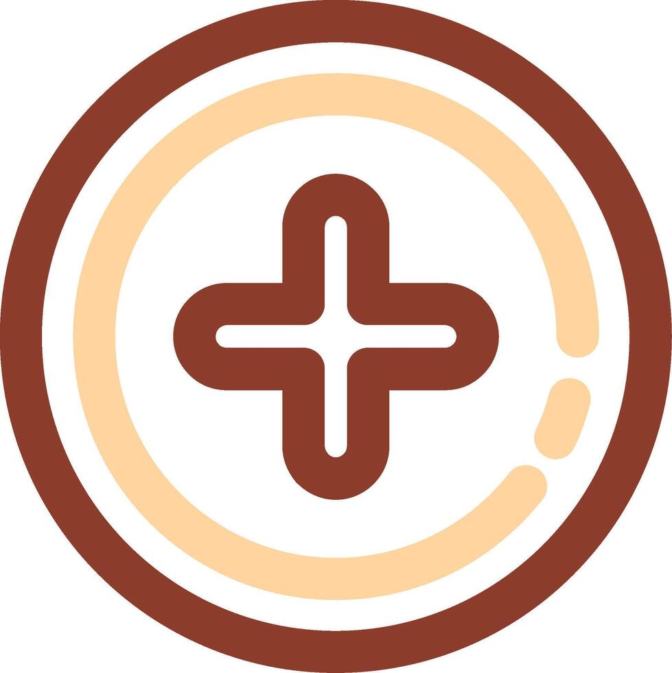 Add 2 Line Two Color Icon vector