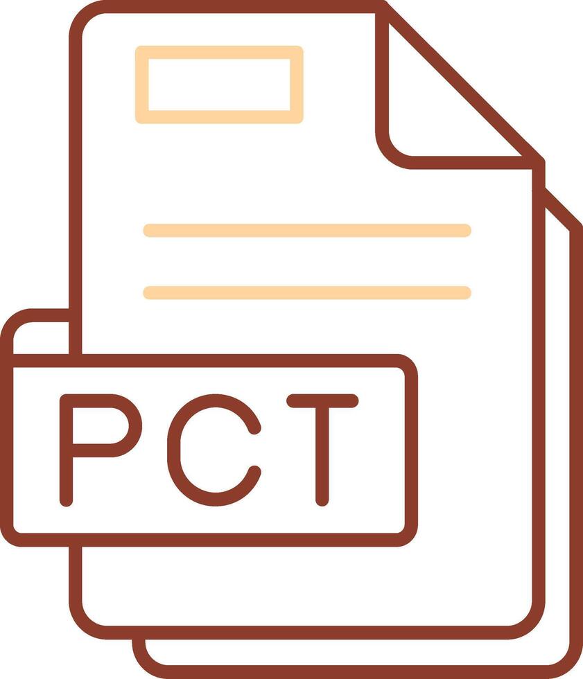 Pct Line Two Color Icon vector