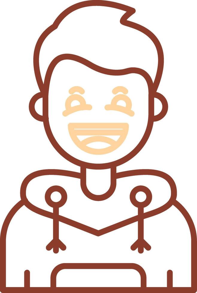FALSE Line Two Color Icon vector