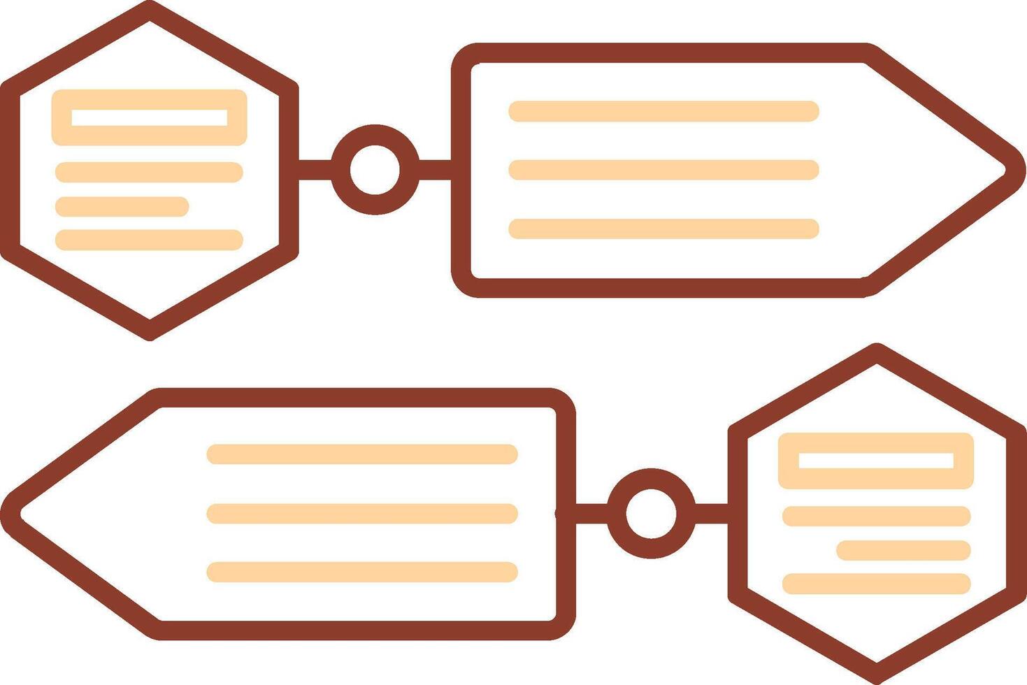 Infographic elements Line Two Color Icon vector