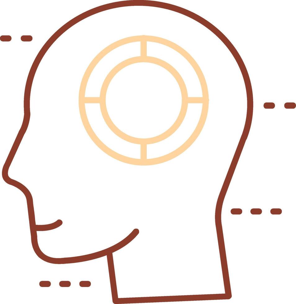 Sensitivity Line Two Color Icon vector