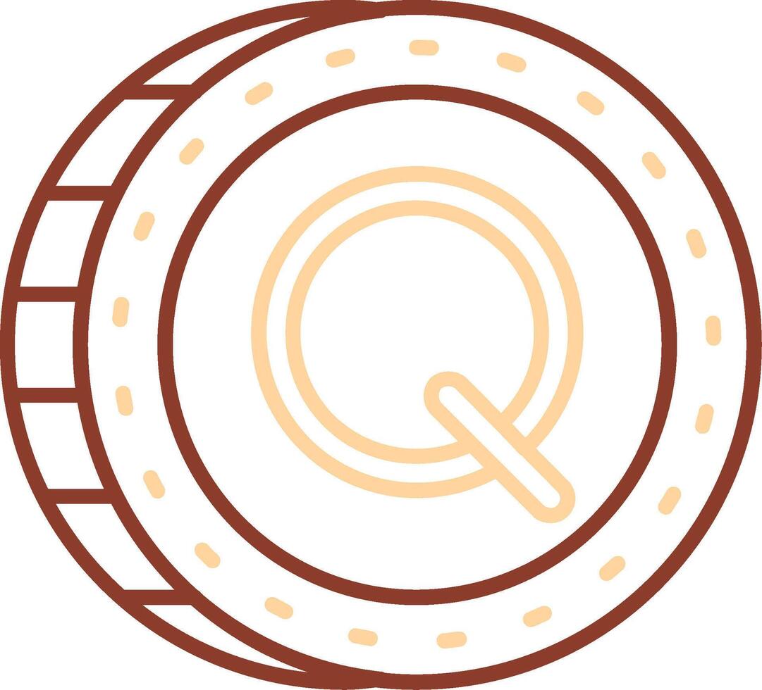 Quetzal Line Two Color Icon vector