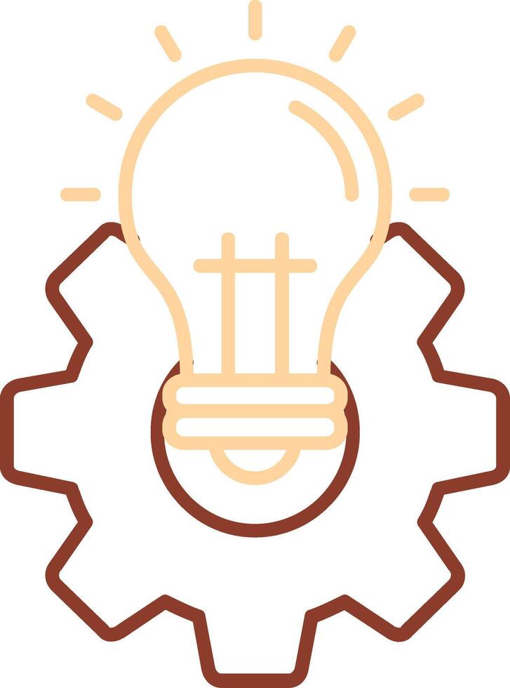 Idea Line Two Color Icon vector